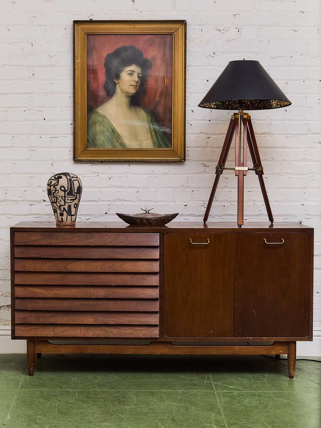 Merton Gershun for American of Martinsville Mid Century Lowboy Credenza