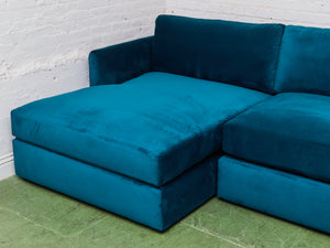 Michonne with Cuddle Chaise and Ottoman in Royale Peacock