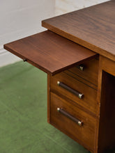 Load image into Gallery viewer, 1960’s Walnut executive desk with for Formica Top
