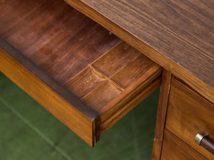 1960’s Walnut executive desk with for Formica Top