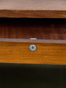1960’s Walnut executive desk with for Formica Top