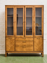 Load image into Gallery viewer, Large Walnut 1970s China Hutch
