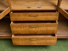 Load image into Gallery viewer, Large Walnut 1970s China Hutch

