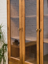 Load image into Gallery viewer, Large Walnut 1970s China Hutch
