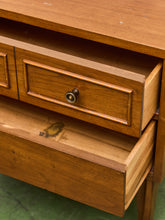 Load image into Gallery viewer, Vintage Double Drawer Mid Century Nightstand
