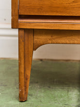 Load image into Gallery viewer, Vintage Double Drawer Mid Century Nightstand
