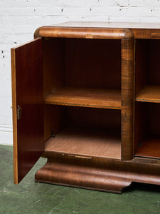 Antique French Walnut Burl Sideboard