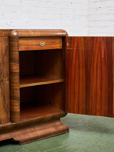 Antique French Walnut Burl Sideboard
