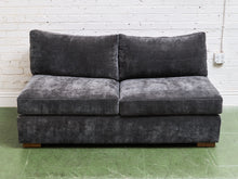 Load image into Gallery viewer, Armless Grey Loveseat

