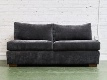 Load image into Gallery viewer, Armless Grey Loveseat
