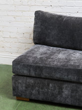 Load image into Gallery viewer, Armless Grey Loveseat

