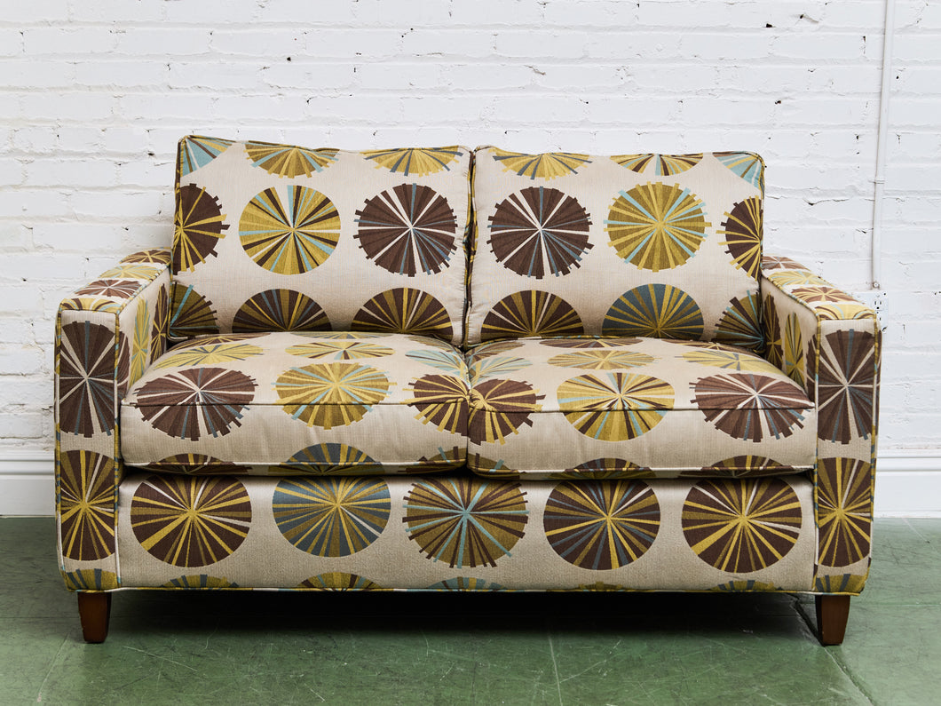 Retro Vintage Pinwheel Sofa