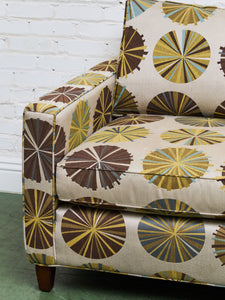 Retro Vintage Pinwheel Sofa
