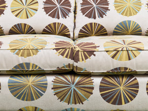 Retro Vintage Pinwheel Sofa