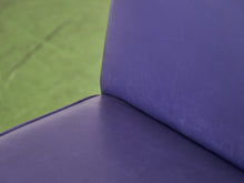 Load image into Gallery viewer, Purple Leather Chair by Milo Baughman for Pacific Iron
