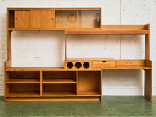 Load image into Gallery viewer, Expanding Vintage, Danish, Modern Teak Hutch LP Holder

