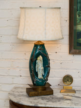 Load image into Gallery viewer, Vintage Italian Marcelo Fantoni Glazed Ceramic Character Lamp
