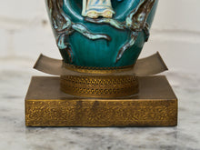 Load image into Gallery viewer, Vintage Italian Marcelo Fantoni Glazed Ceramic Character Lamp

