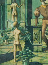 Load image into Gallery viewer, Surreal Art in Green Deco European
