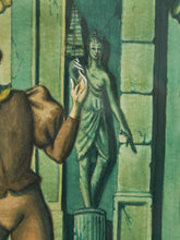 Load image into Gallery viewer, Surreal Art in Green Deco European
