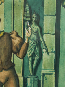 Surreal Art in Green Deco European