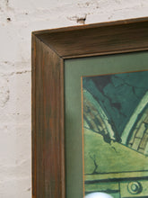Load image into Gallery viewer, Surreal Art in Green Deco European
