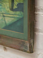 Load image into Gallery viewer, Surreal Art in Green Deco European
