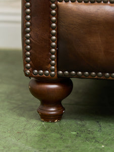 Leather Large Vintage Chesterfield Club Chair