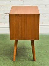 Load image into Gallery viewer, Pair of Lightwood Double Drawer Nightstands
