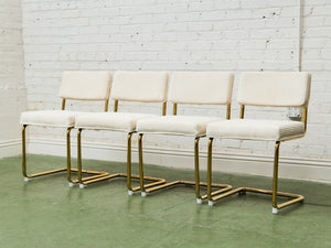 Corduroy Cream, Cantilever Chair
