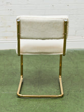 Load image into Gallery viewer, Corduroy Cream, Cantilever Chair
