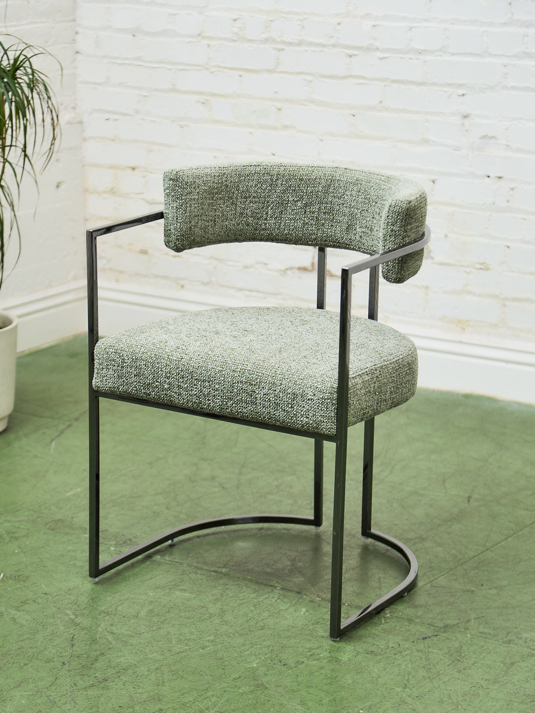 Stacy Chrome Armchair