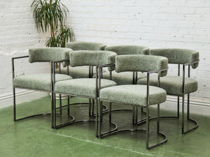 Stacy Chrome Armchair