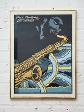 Load image into Gallery viewer, Mario Uribe Jazz Poster – 1981 New Orleans Exhibition (Colbert Gallery, Framed)

