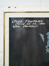 Load image into Gallery viewer, Mario Uribe Jazz Poster – 1981 New Orleans Exhibition (Colbert Gallery, Framed)
