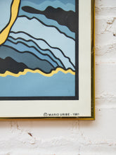 Load image into Gallery viewer, Mario Uribe Jazz Poster – 1981 New Orleans Exhibition (Colbert Gallery, Framed)
