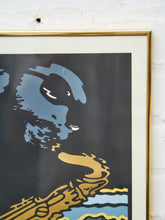 Load image into Gallery viewer, Mario Uribe Jazz Poster – 1981 New Orleans Exhibition (Colbert Gallery, Framed)

