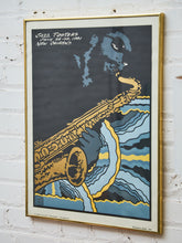 Load image into Gallery viewer, Mario Uribe Jazz Poster – 1981 New Orleans Exhibition (Colbert Gallery, Framed)
