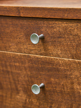 Load image into Gallery viewer, Sliding Door Walnut credenza with File Cabinet
