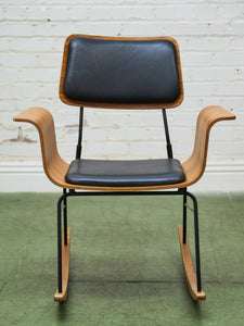 Walnut Leather Roxy Rocker