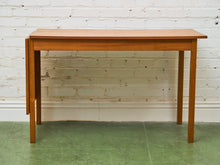 Load image into Gallery viewer, Danish Teak Desk with Drop Leaf
