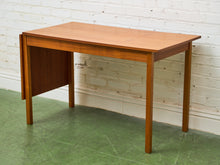 Load image into Gallery viewer, Danish Teak Desk with Drop Leaf
