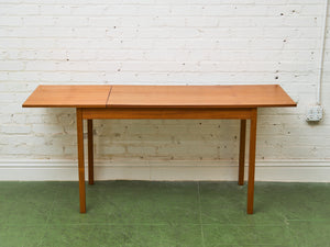 Danish Teak Desk with Drop Leaf
