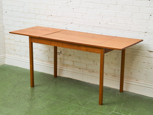 Danish Teak Desk with Drop Leaf