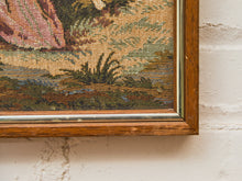 Load image into Gallery viewer, French Courtship Vintage Needlepoint Tapestry
