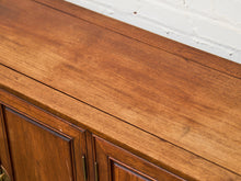 Load image into Gallery viewer, Asian Antique Solid Rosewood Credenza with Brass Hardware
