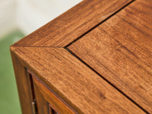 Load image into Gallery viewer, Asian Antique Solid Rosewood Credenza with Brass Hardware
