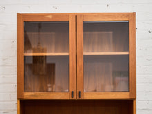 Load image into Gallery viewer, Teak Vintage Shelf with Glass Doors

