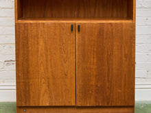Load image into Gallery viewer, Teak Vintage Shelf with Glass Doors
