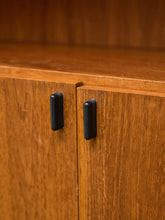 Load image into Gallery viewer, Teak Vintage Shelf with Glass Doors
